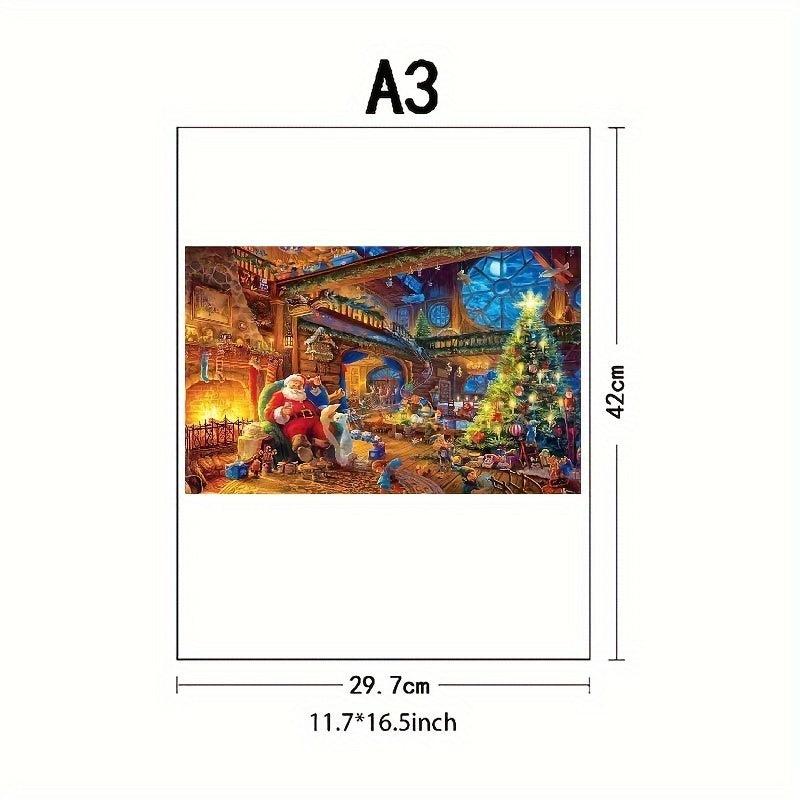 Santa Wooden Educational Toy For Family Game