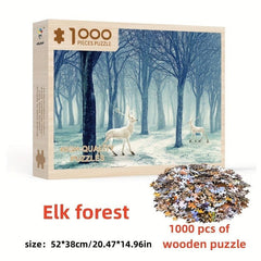 1000pcs Jigsaw Puzzles - Perfect Gift Decompression Toy Home Wall Decoration Gam