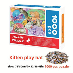 1000pcs Jigsaw Puzzles - Perfect Gift Decompression Toy Home Wall Decoration Gam