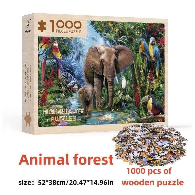 1000pcs Jigsaw Puzzles - Perfect Gift Decompression Toy Home Wall Decoration Gam