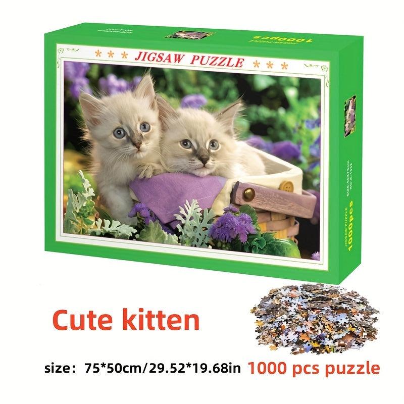1000pcs Jigsaw Puzzles - Perfect Gift Decompression Toy Home Wall Decoration Gam
