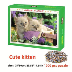 1000pcs Jigsaw Puzzles - Perfect Gift Decompression Toy Home Wall Decoration Gam