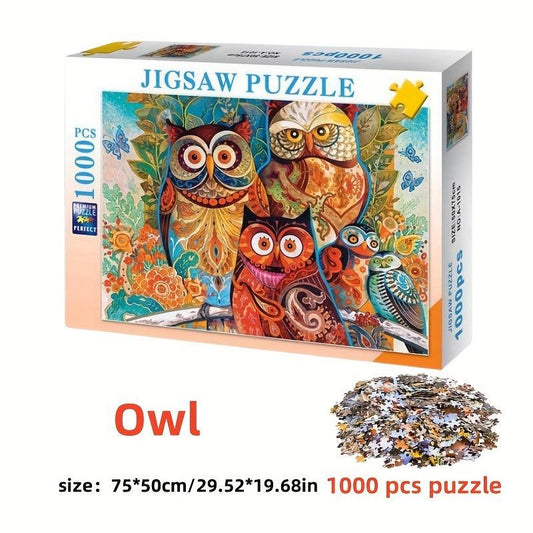 1000pcs Jigsaw Puzzles - Perfect Gift Decompression Toy Home Wall Decoration Gam