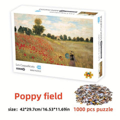 1000pcs Jigsaw Puzzle: Gift, Decompression Toy, Home Decor, Challenge