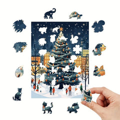 Christmas Animal Puzzle Holiday Entertainment Difficult Toy