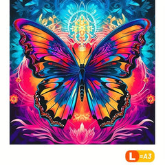 Butterfly Wooden Puzzle High Difficulty Concentration Training