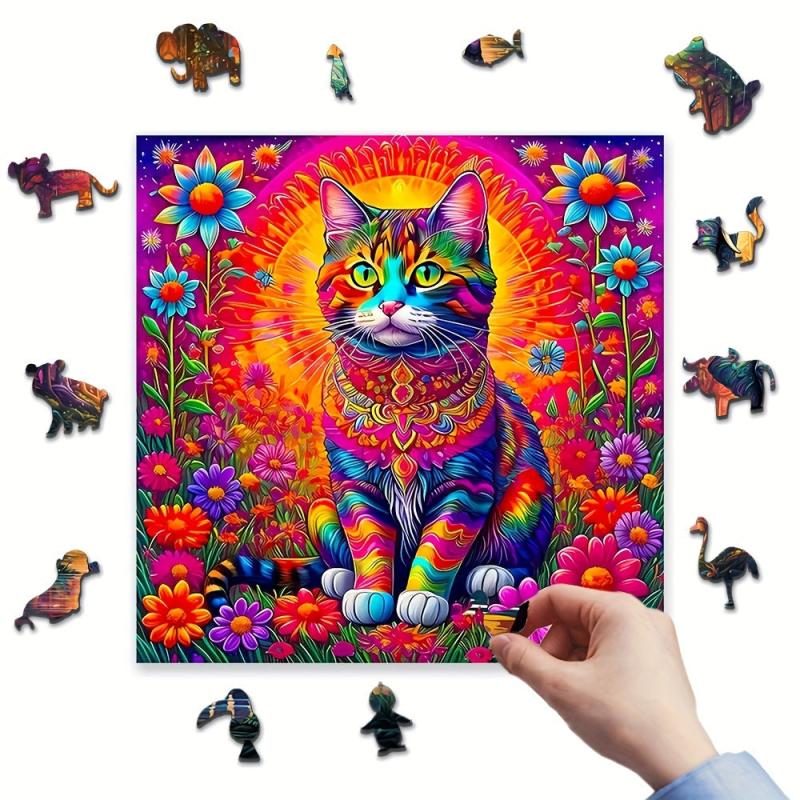 Wooden Jigsaw Puzzle High Difficulty Teenagers Adult Attention Exercise