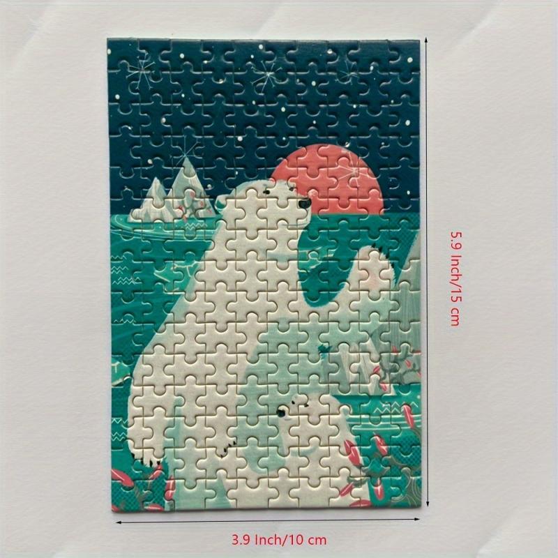 150pcs Polar Bear Mini Test Tube Puzzle Educational Toy