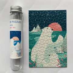 150pcs Polar Bear Mini Test Tube Puzzle Educational Toy