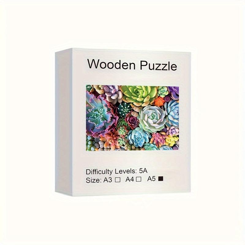 Animal Shaped Wooden Jigsaw Puzzle Christmas Gift