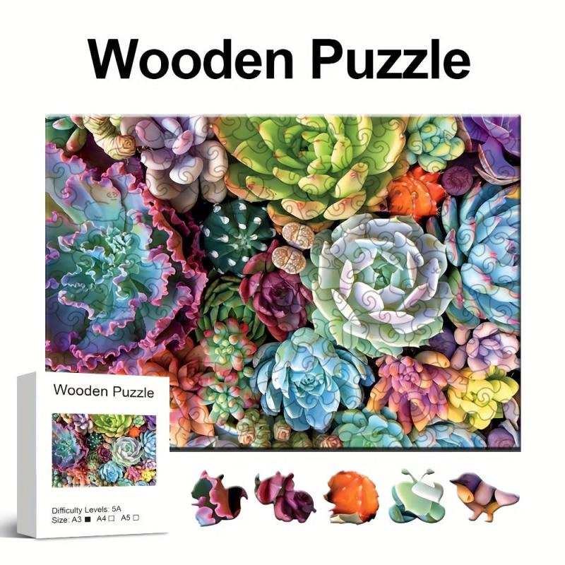 Animal Shaped Wooden Jigsaw Puzzle Christmas Gift