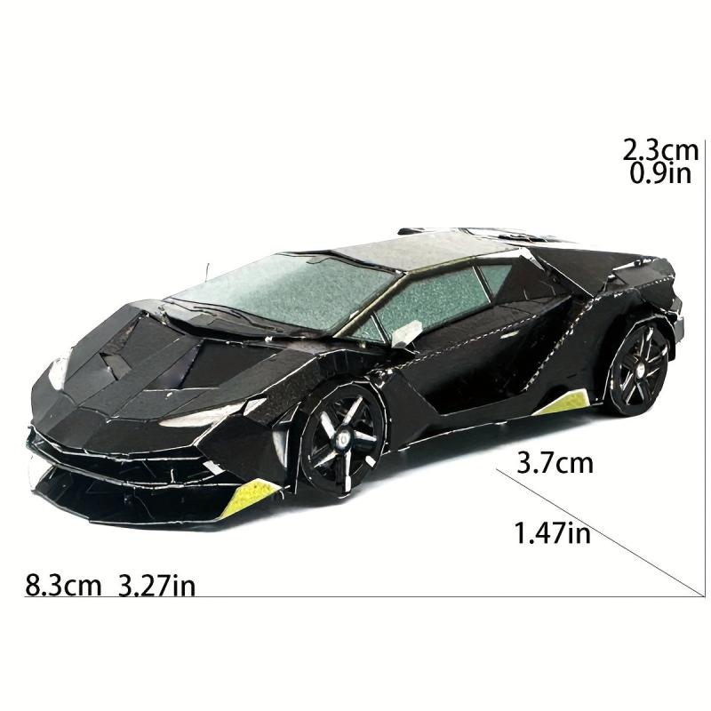 1 Pc Colorful Car 3D Metal Puzzles DIY Model Kit Building Blocks Brain Teaser