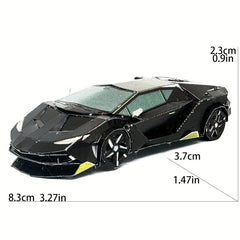 1 Pc Colorful Car 3D Metal Puzzles DIY Model Kit Building Blocks Brain Teaser