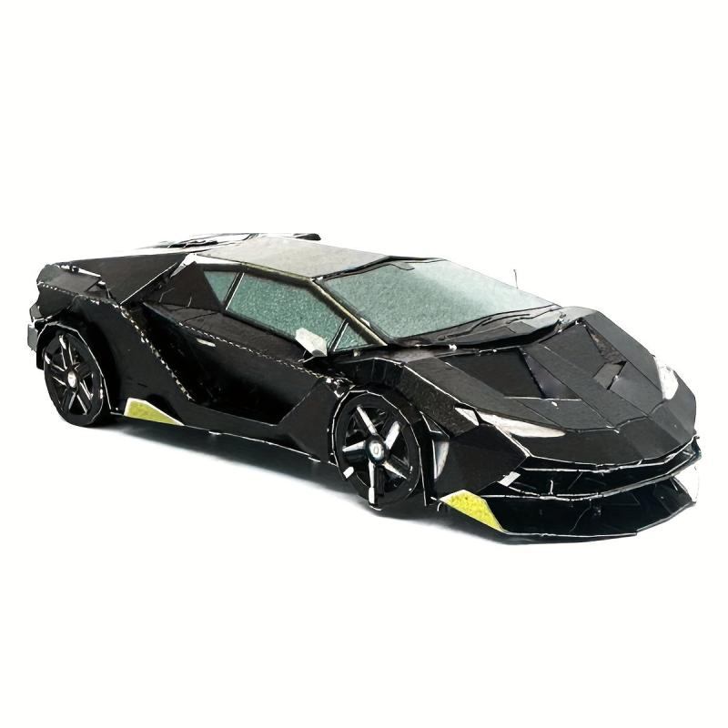 1 Pc Colorful Car 3D Metal Puzzles DIY Model Kit Building Blocks Brain Teaser