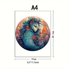 Cat Advanced Player Wooden Puzzle Creative Various Special Shapes Adult