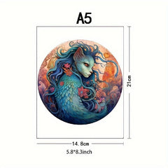 Cat Advanced Player Wooden Puzzle Creative Various Special Shapes Adult