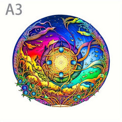 3D Wooden Animal Shape DIY Puzzle Birthday Toy for Adults