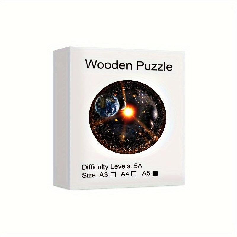 Difficult Magic Universe Wooden Puzzles Brain Teasers