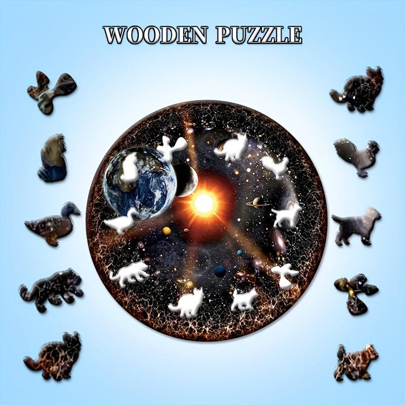 Difficult Magic Universe Wooden Puzzles Brain Teasers