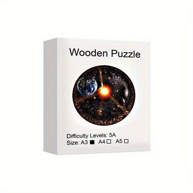 Difficult Magic Universe Wooden Puzzles Brain Teasers