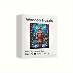 Wooden Shape Puzzle High Difficulty Magic Intelligence Toy Birthday Gift