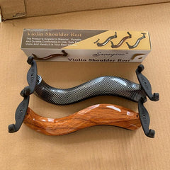 Adjustable Wood Grain Sponge Shoulder Rest for Violin