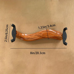 Adjustable Wood Grain Sponge Shoulder Rest for Violin