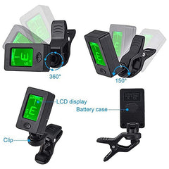 4-in-1 Ukulele Guitar Bass Violin Tuner