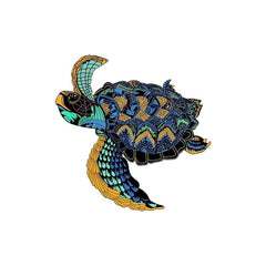 Sea Turtle Wooden Puzzle for Adults and Families