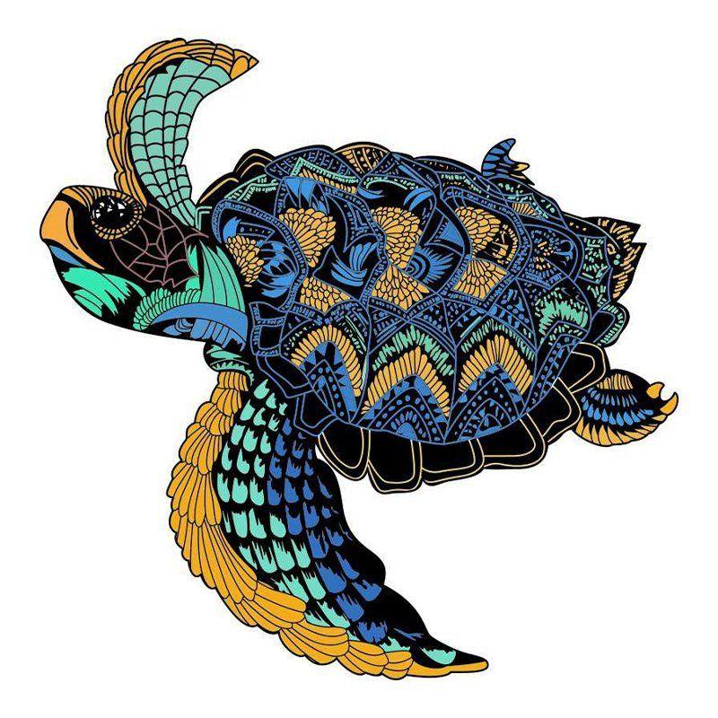 Sea Turtle Wooden Puzzle for Adults and Families