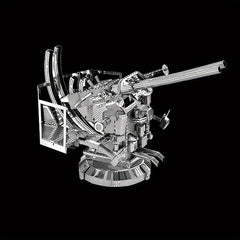 Metal 3D Puzzle Shipborne 2 link 40mm Anti aircraft Gun Toy Model