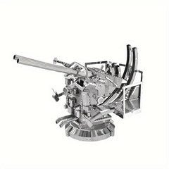 Metal 3D Puzzle Shipborne 2 link 40mm Anti aircraft Gun Toy Model