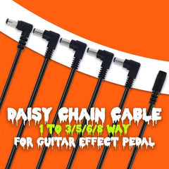 High Daisy Chain Cable for Guitar Effects Pedal Connect up to 8 Pedals