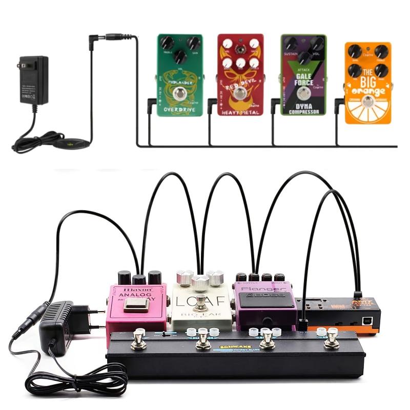 High Daisy Chain Cable for Guitar Effects Pedal Connect up to 8 Pedals