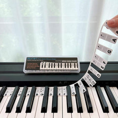 Silicone Piano Sticker 61 Key Electronic Keyboard Beginner's Staff Guide