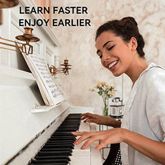 Silicone Piano Sticker 61 Key Electronic Keyboard Beginner's Staff Guide