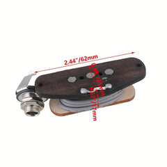 Maple Three String Alloy Guitar with Yibuy Box