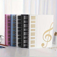 A4 Music Sheet File Folder - 40 Pocket Plastic - Document Storage