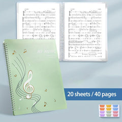 Waterproof Music Folder A4 Notes Folder 3 Styles 9.45in