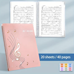 Waterproof Music Folder A4 Notes Folder 3 Styles 9.45in