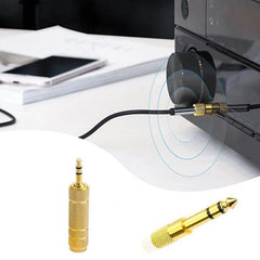 Audio Adapter 6.5mm Male to 3.5mm Female Converter