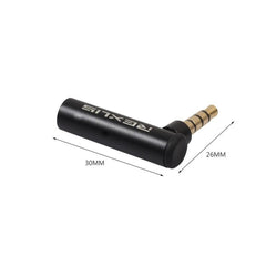 Aluminum Alloy Headphone Adapter with Microphone Support