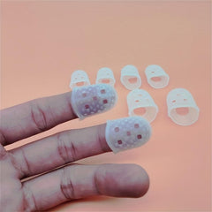 10pcs Silicone Guitar Finger Protectors Anti Slip Finger Covers for Ukulele
