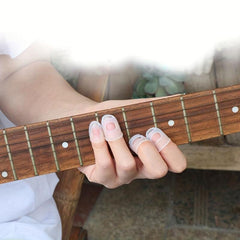 10pcs Silicone Guitar Finger Protectors Anti Slip Finger Covers for Ukulele