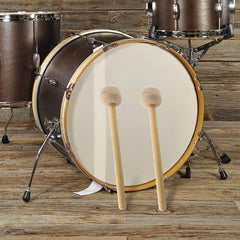 2pcs Anti Slip Wool Felt Drum Mallet 12 8 Inches Length Beige