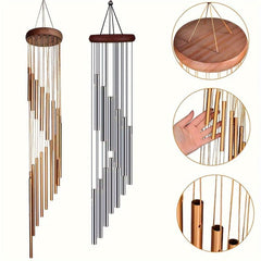 12-Tube Wind Chime with Bells for Relaxation