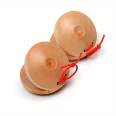 Handcrafted Wooden Rattle Orff Percussion Instrument
