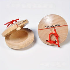 Handcrafted Wooden Rattle Orff Percussion Instrument