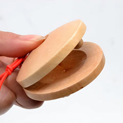 Handcrafted Wooden Rattle Orff Percussion Instrument