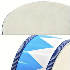 8 Inch Wooden Drum with Strap & 2 Drumsticks Musical Instrument